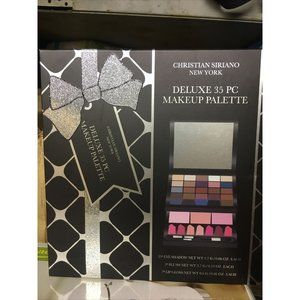 Christian Siriano 35 Piece Makeup Palette Eye Shadow Blush Lip Gloss Great Gift